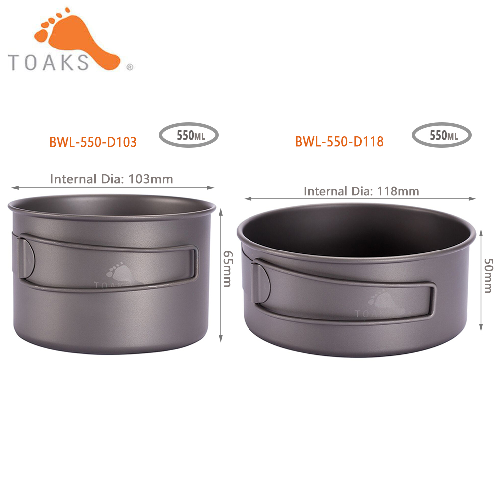 Camping Cooking Bowl - TOAKS – bol de Camping en