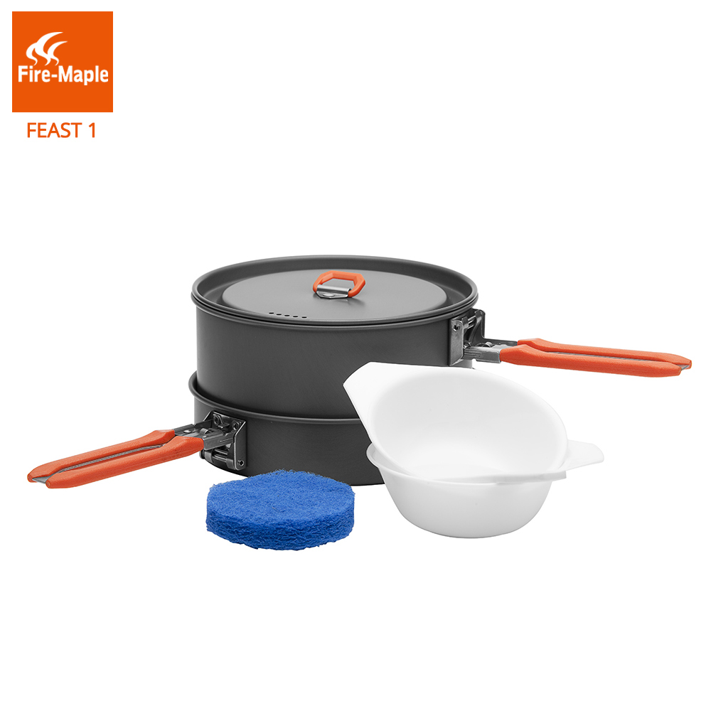 Camping Cooking Pot Set - Fire Maple Feast 1 Camping En