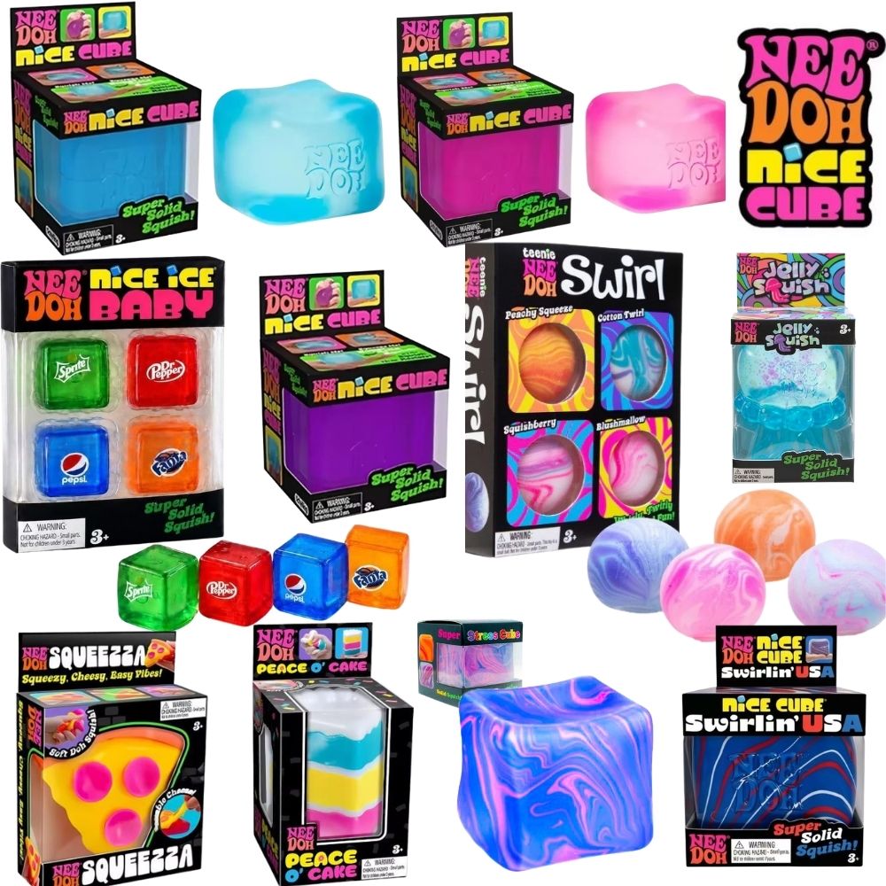 Fire Starter Cube - Jouet sensoriel Schylling Nee-Doh Nice Cube,