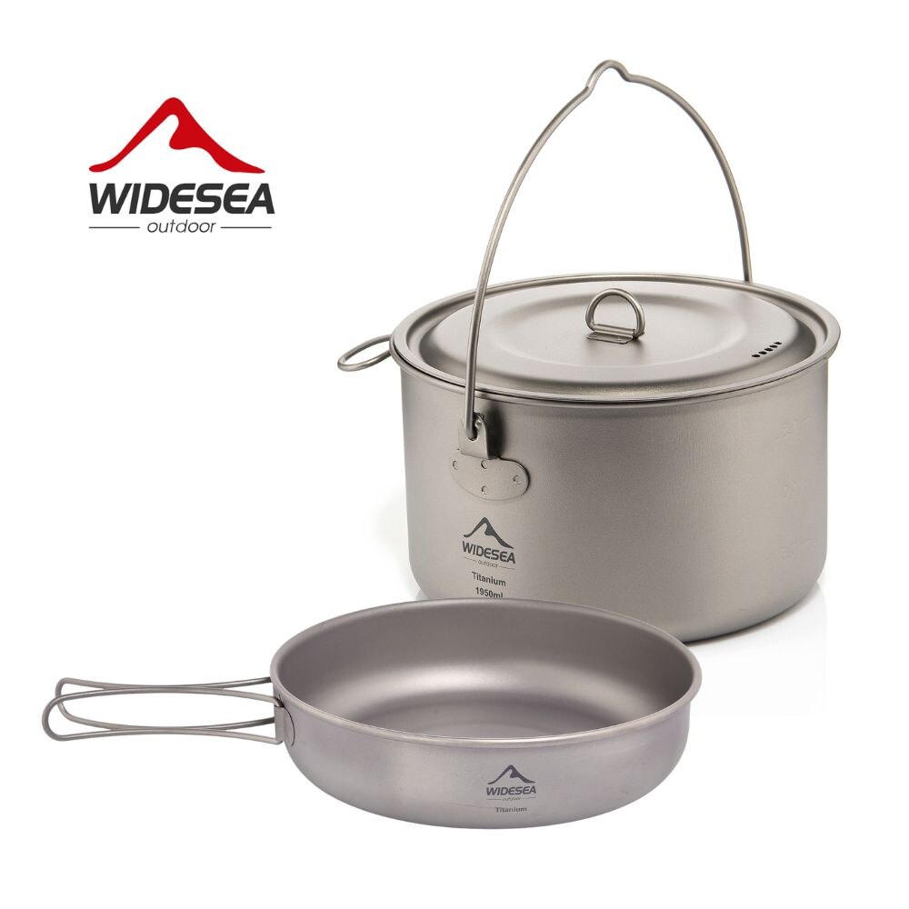 Camping Cooking Cylinder - ESEA-Batterie de cuisine en titane pour