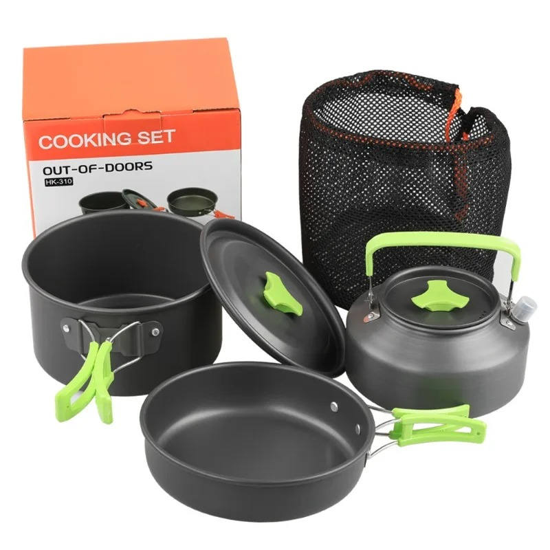 Camping Cooking Kit - Ensemble de cuisine de camping, ensemble