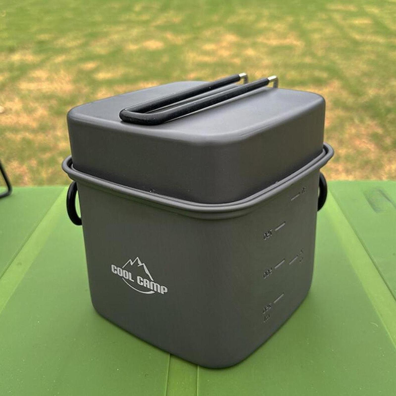 Camping Cooking Pots And Pans - Ensemble d'ustensiles de cuisine de camping,