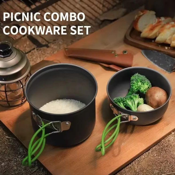 Camping Cooking Gear Set - Kit de cuisine de randonnée en
