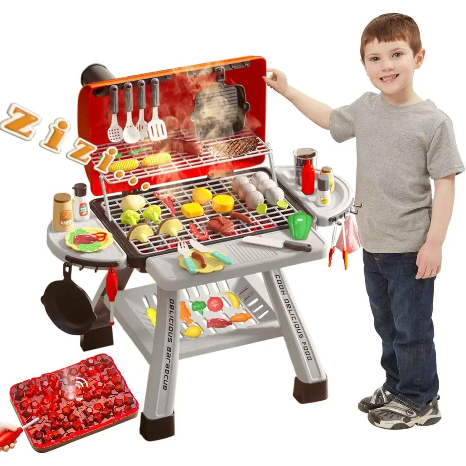 Camping Cooking Kids - Ensemble de jouets de gril de