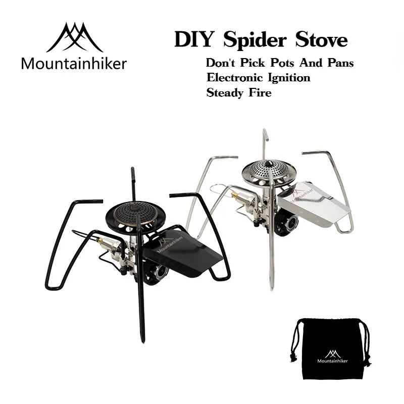 Camping Cooking Grate - MOUNTAINHIKER Spider Stove extérieur pliant léger