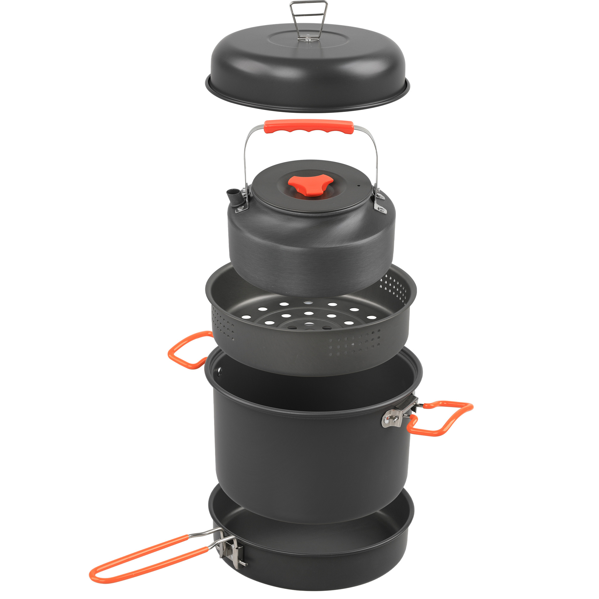 Camping Cooking Pots And Pans - Ensemble d'ustensiles de cuisine d'extérieur, marmite