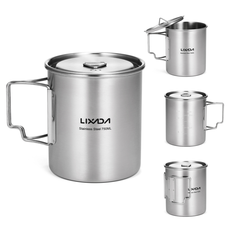 Camping Cooking Cup - VEXADA-Tasse à eau en acier inoxydable