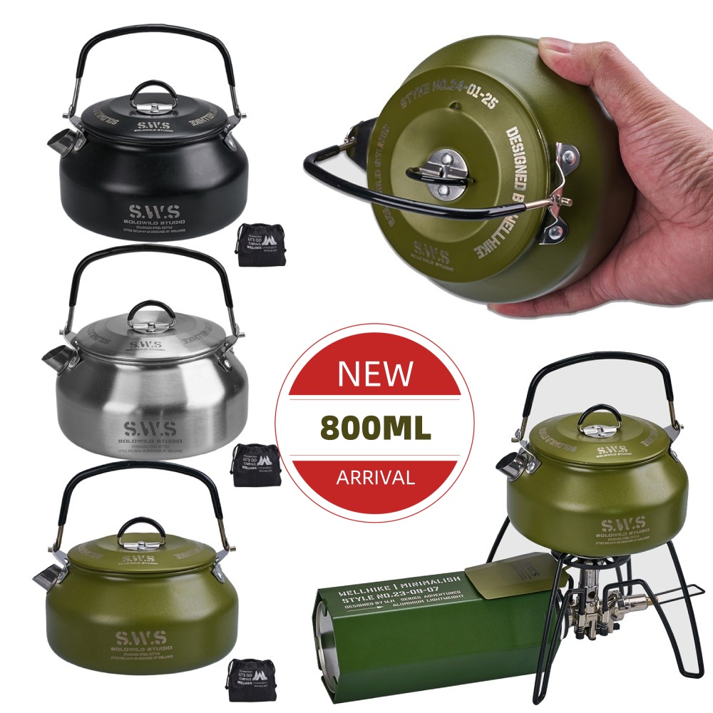 Camping Cooking Set Lightweight - Bouilloire de Camping en plein air