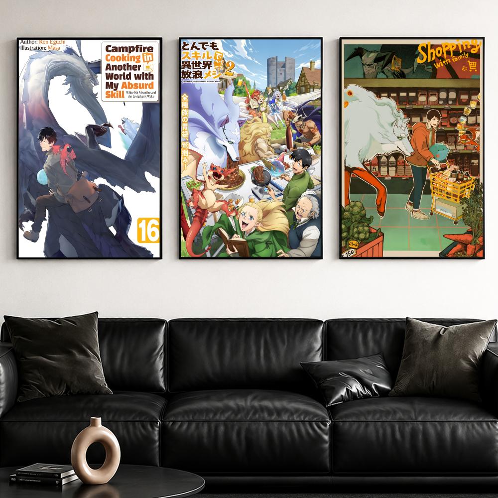 Campfire Cooking In Another World With My Absurd Skill - Affiche autocollante « Isekai C-Campfire Cooking