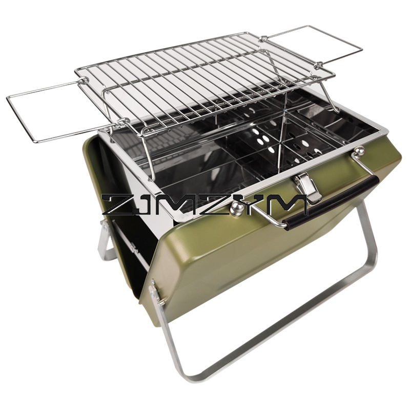 Camping Cooking Grate - Gril de Barbecue pliable, maille réglable