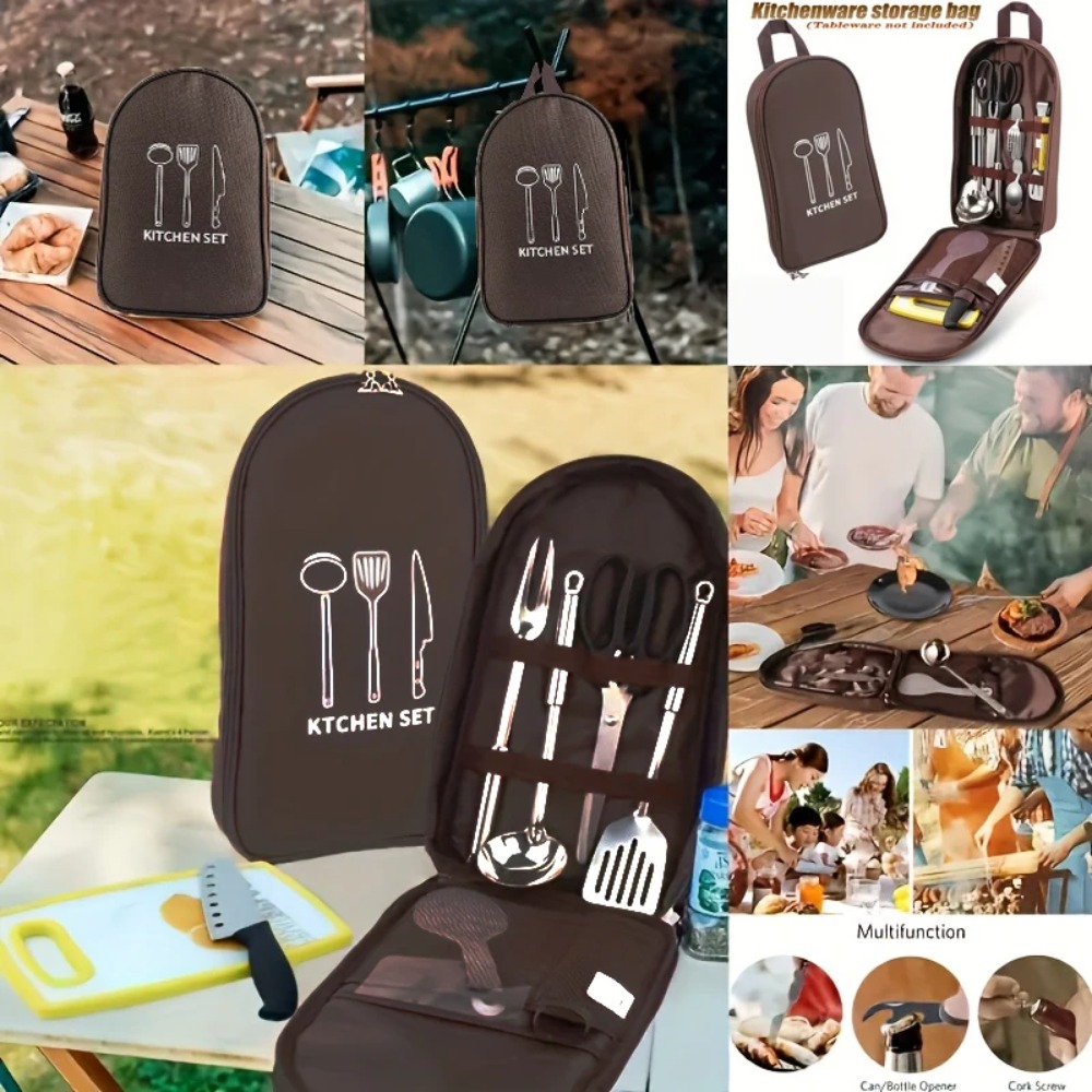 Sac de rangement portable pour - Camping Cooking Utensils Storage avis et prix