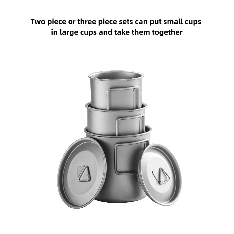 Mug de camping en titane avec  - Camping Cooking Set Lightweight avis et prix
