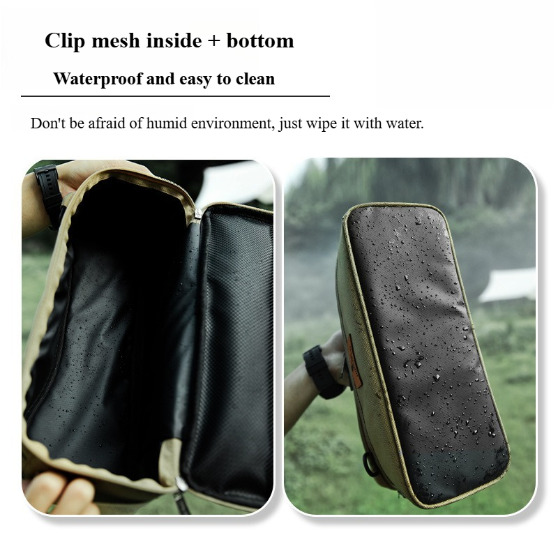 Sac de rangement kaki pour le  - Camping Cooking Utensils Storage avis et prix