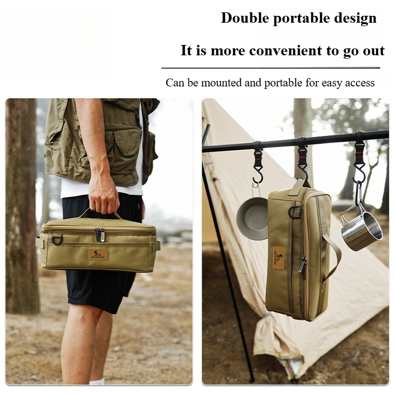 Sac de rangement kaki pour le  - Camping Cooking Utensils Storage avis et prix
