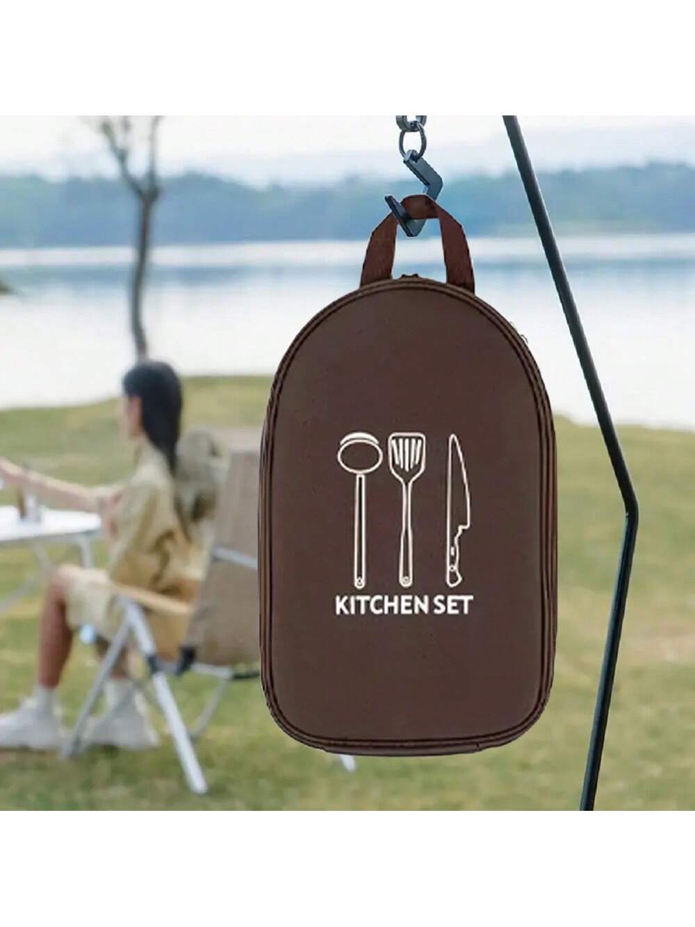 Sac de rangement d'ustensiles  - Camping Cooking Utensils Storage avis et prix