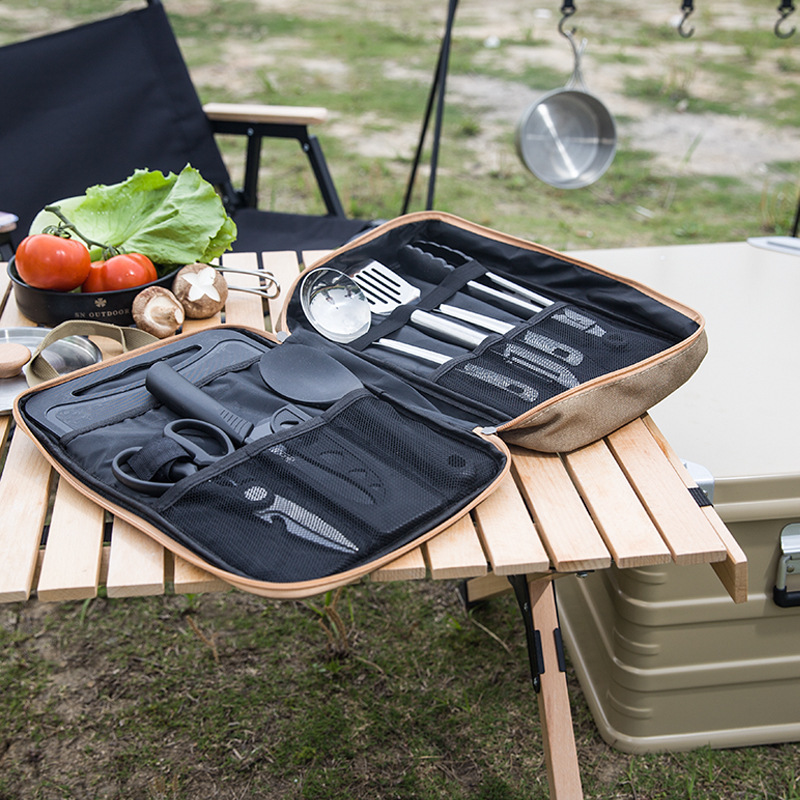 Ensemble de 8 ustensiles de cu - Camping Cooking Kit avis et prix