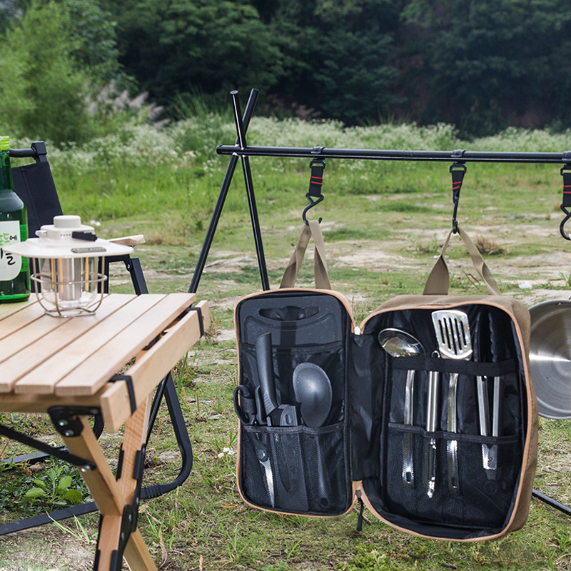 Ensemble de 8 ustensiles de cu - Camping Cooking Kit avis et prix