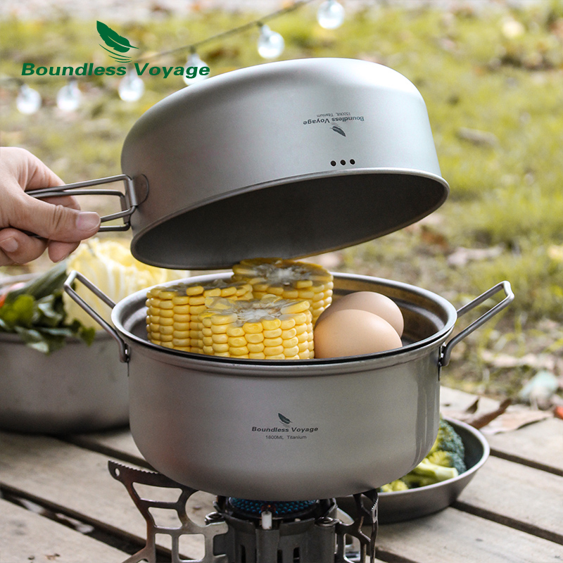 Boundless Voyage – marmite à v - Camping Cooking Frying Pan avis et prix