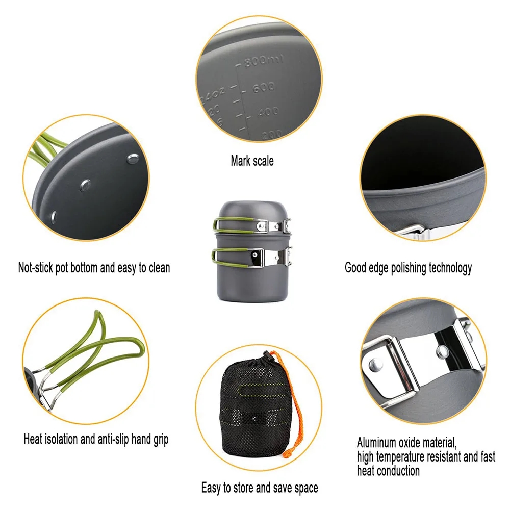 Ustensiles de cuisine de Campi - Camping Cooking Gear Set avis et prix