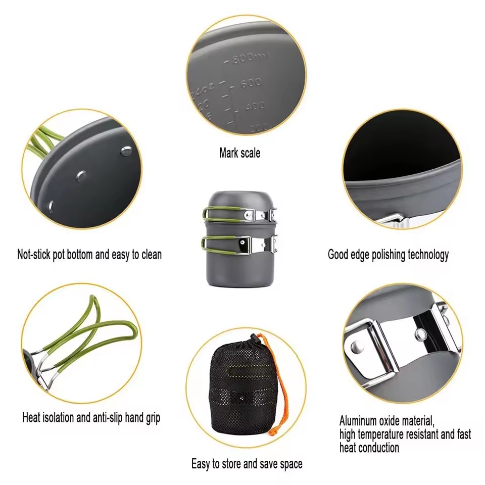 Ustensiles de cuisine de Campi - Camping Cooking Kit avis et prix