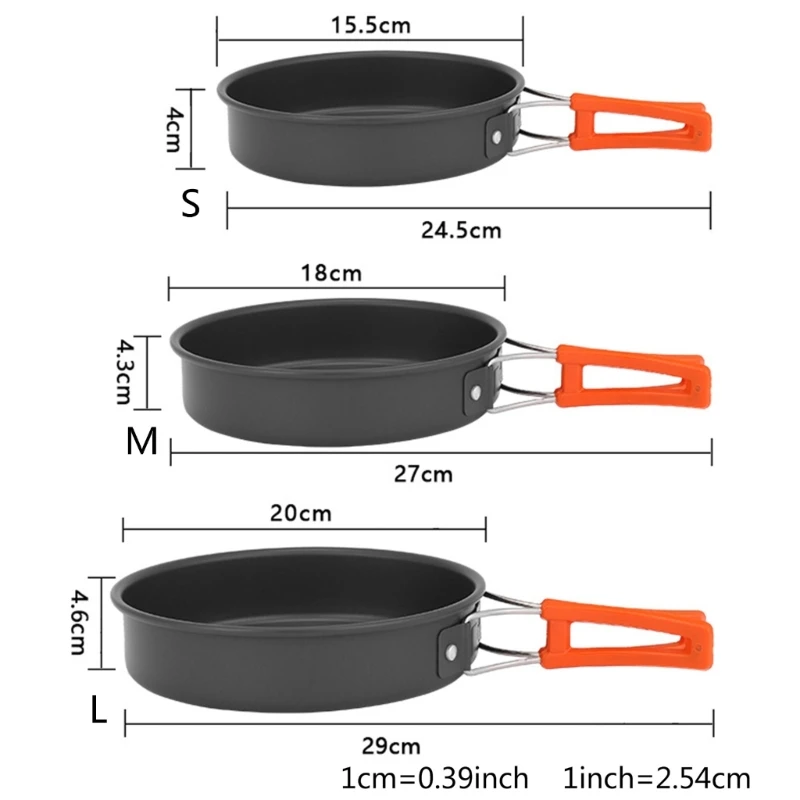 Poêle à frire portable avec ra - Camping Cooking Set Lightweight avis et prix