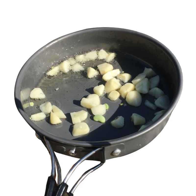 Poêle à frire portable avec ra - Camping Cooking Set Lightweight avis et prix