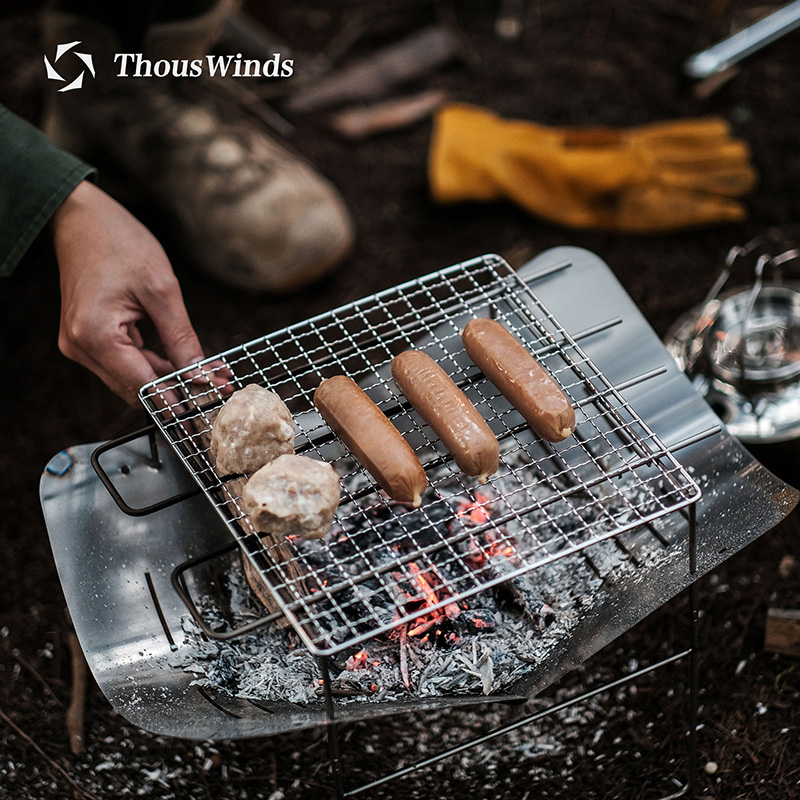 Thous Winds-Mini réchaud à boi - Camping Cooking Grate avis et prix