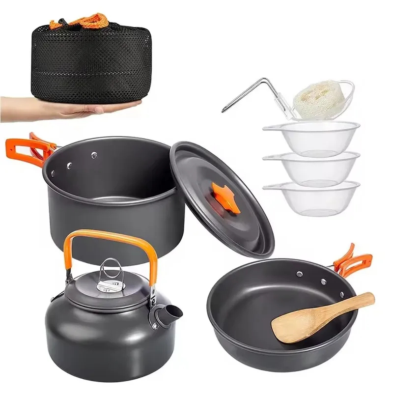 Ensemble de camping en alliage - Camping Cooking Frying Pan avis et prix
