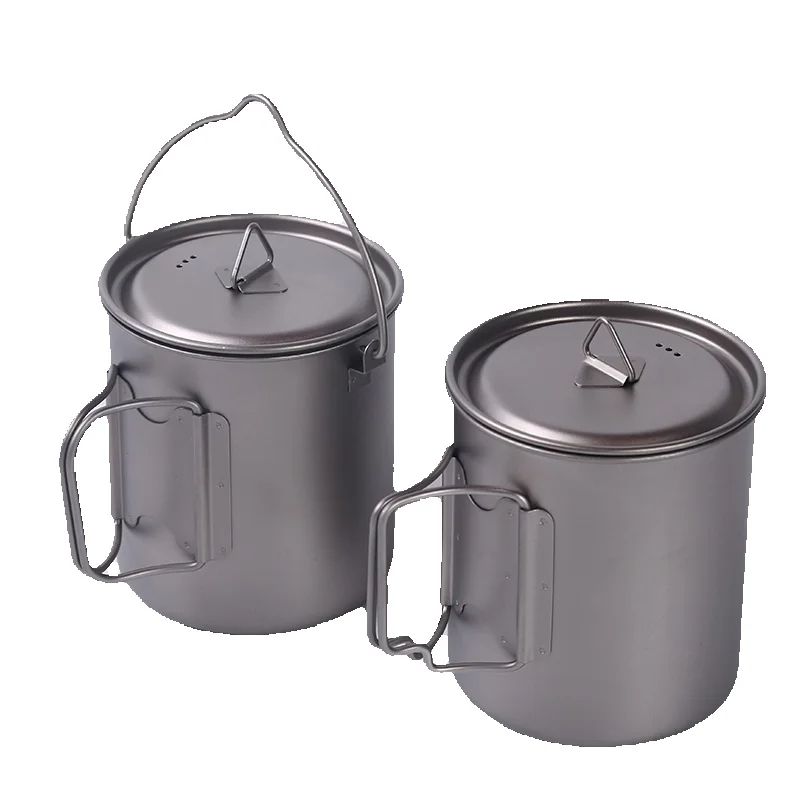 Marmite de camping en titane a - Camping Cooking Cup avis et prix