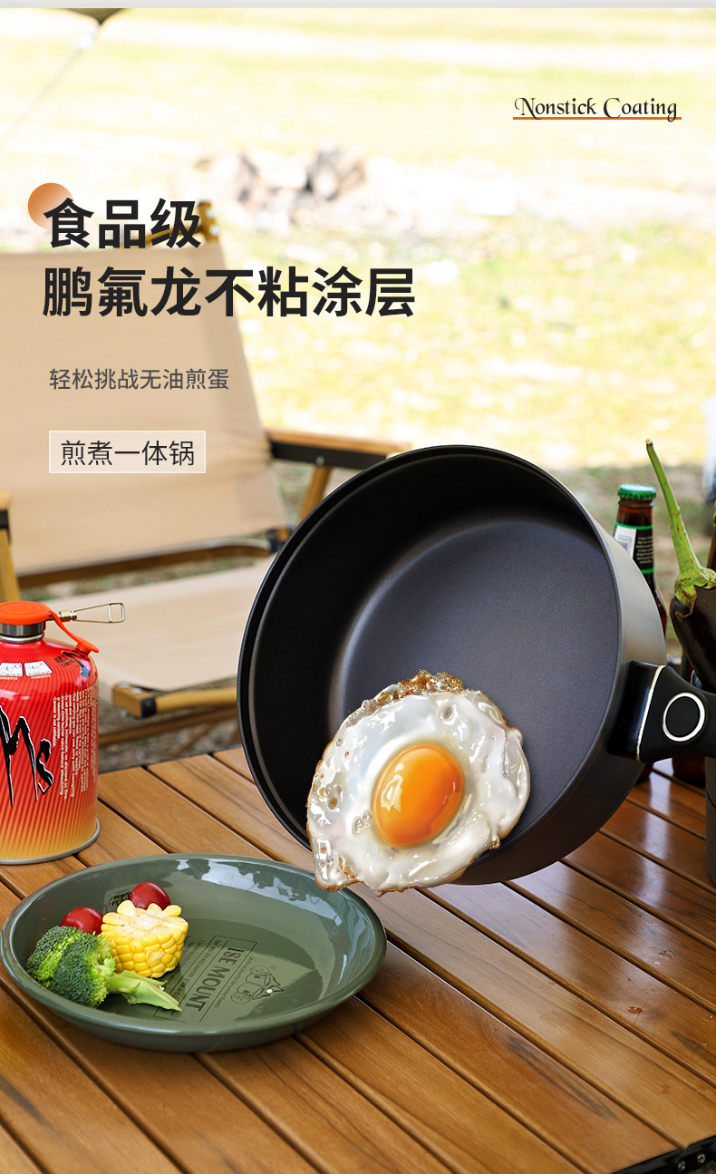 Poêle antiadhésive Bulin 2026, - Camping Cooking Frying Pan avis et prix