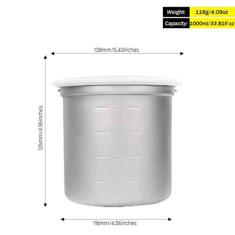 Silverant Camping titane Pot u - Camping Cooking Pot Set avis et prix