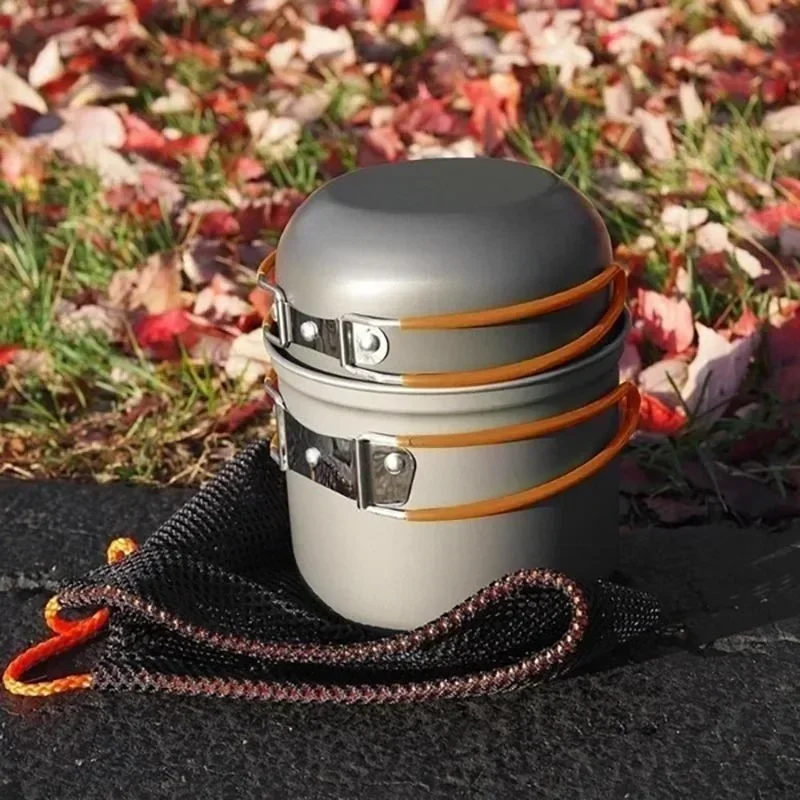 Nouveau Pot de Camping Portabl - Camping Cooking Pot Set avis et prix