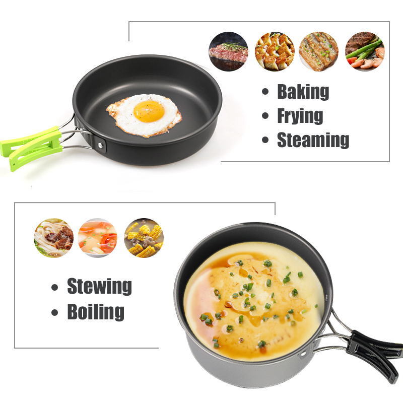 WESTTUNE – Kit d'ustensiles de - Camping Cooking Pots And Pans avis et prix