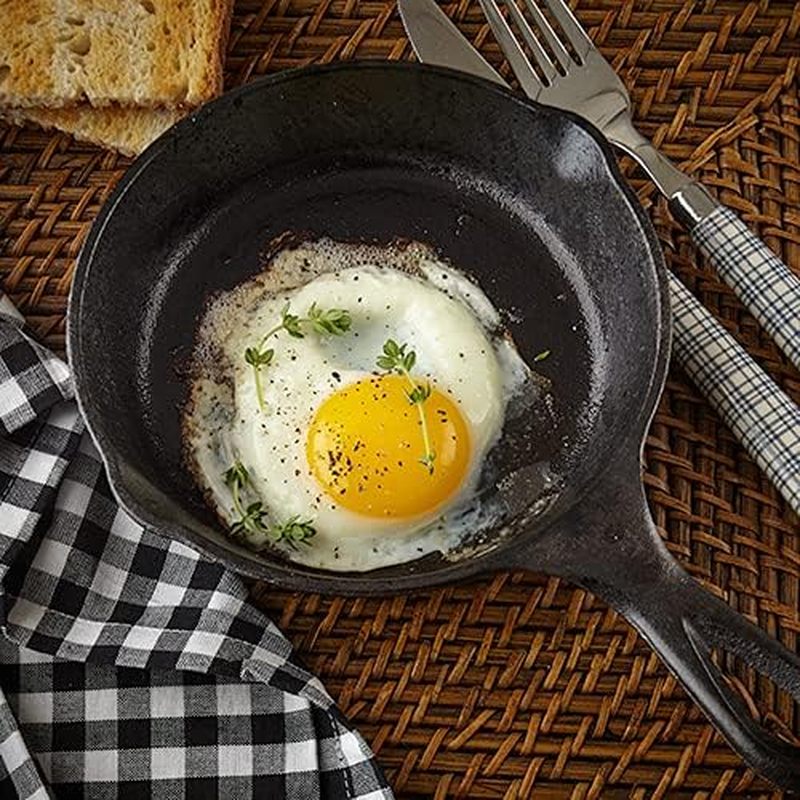 Poêle en fonte de 6 pouces, po - Camping Cooking Frying Pan avis et prix