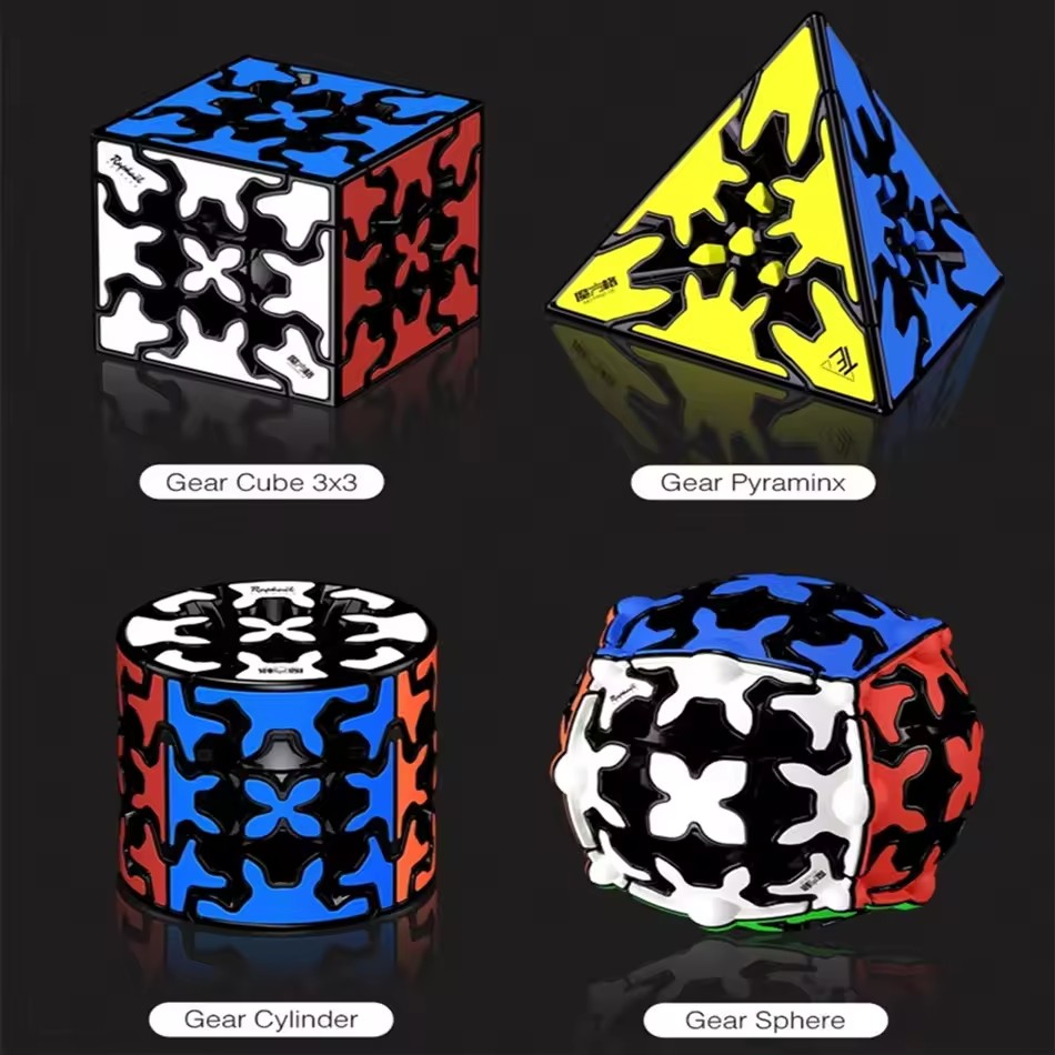 QiYi Gear Cube 3x3x3 pyramide  - Fire Starter Cube avis et prix