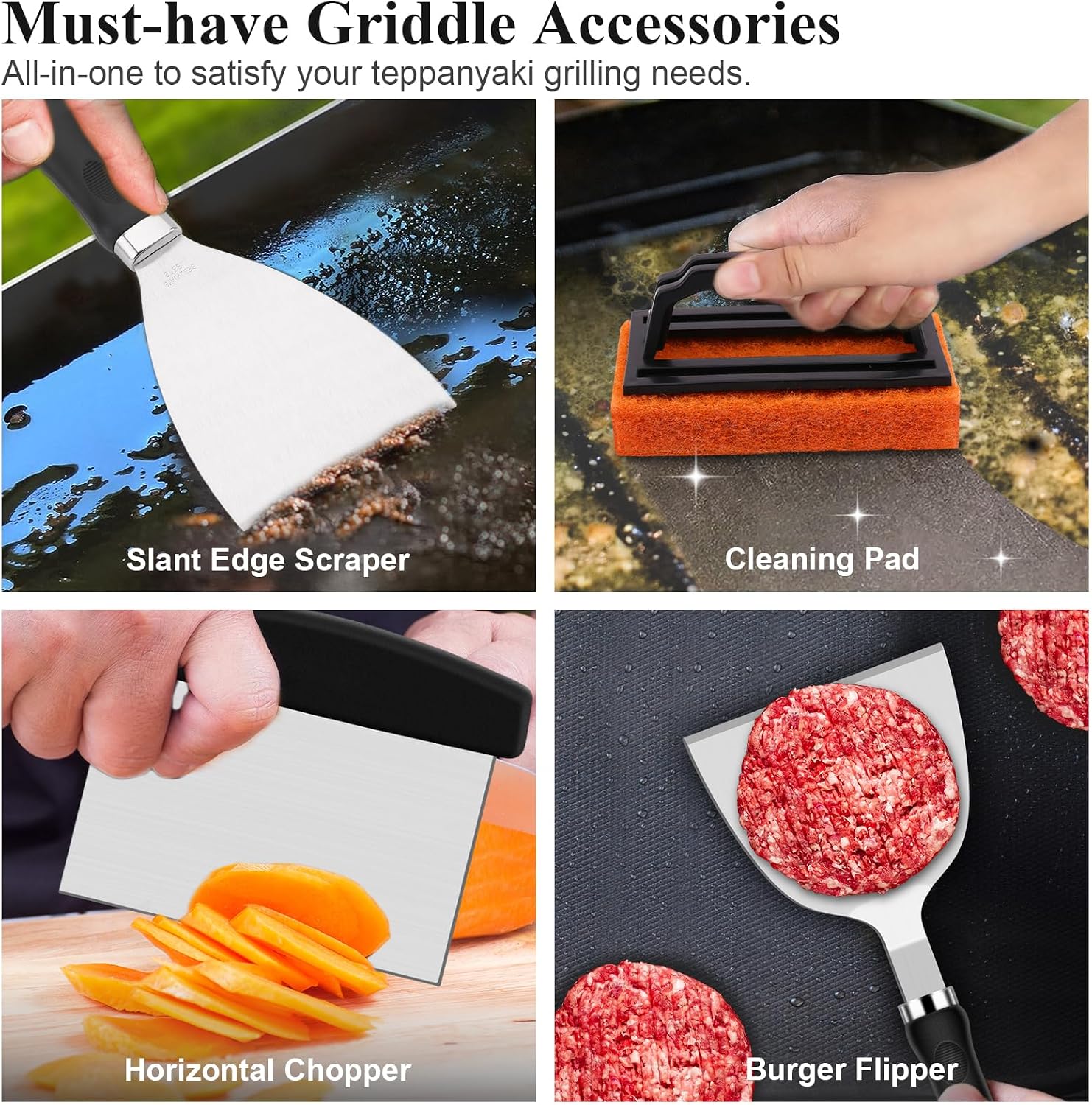 Kit d'accessoires pour plancha - Camping Cooking Gifts avis et prix
