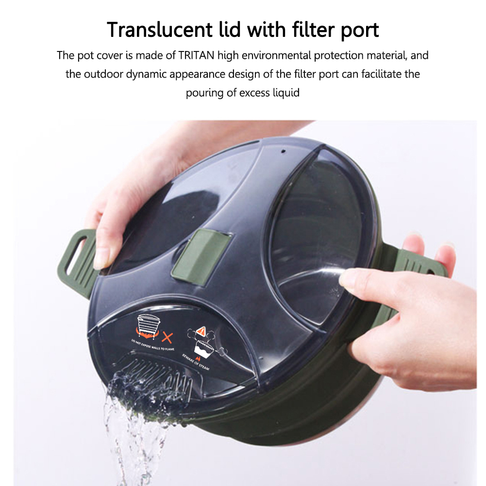 Bouilloire pliante en silicone - Camping Cooking Cylinder avis et prix