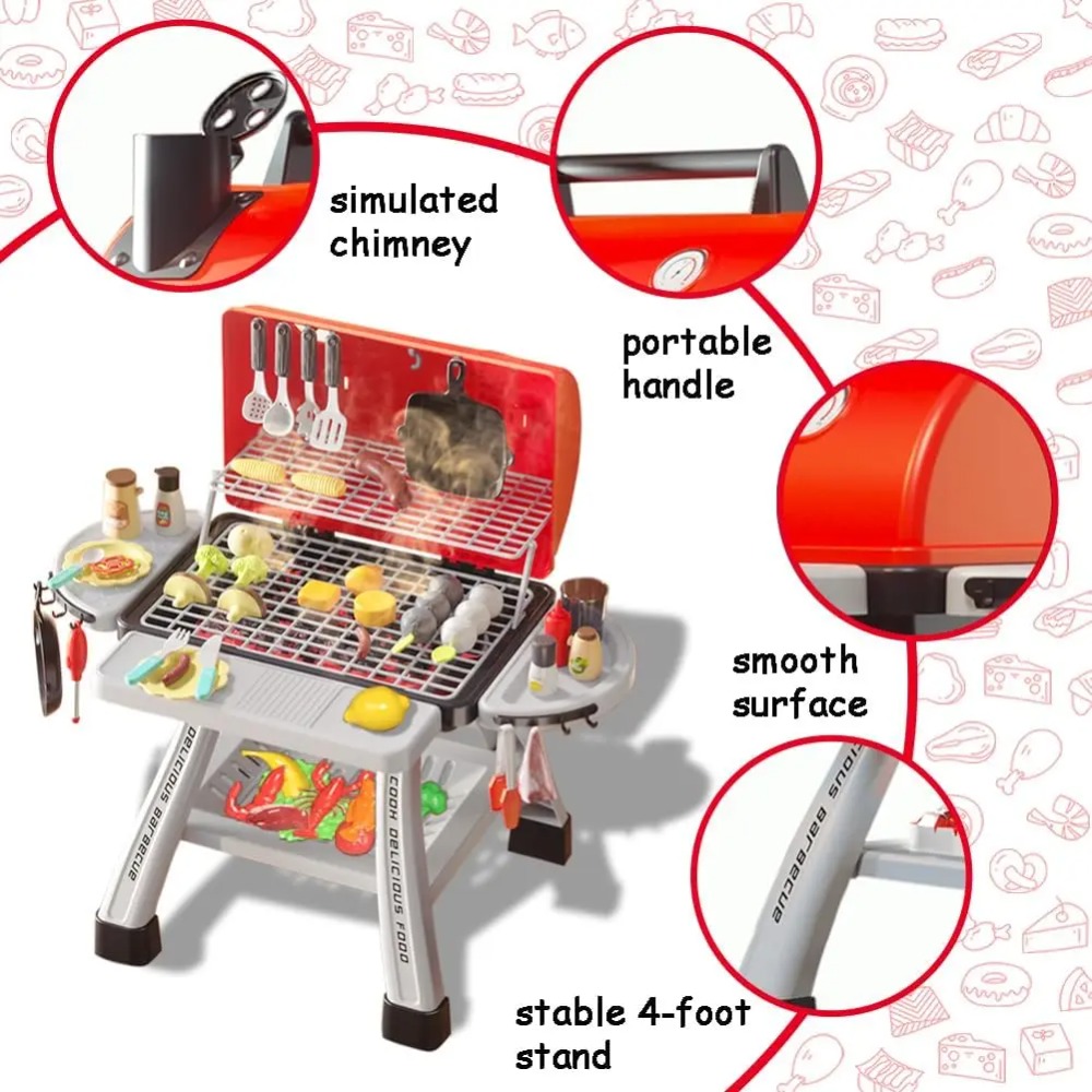 Ensemble de jouets barbecue po - Camping Cooking Kids avis et prix