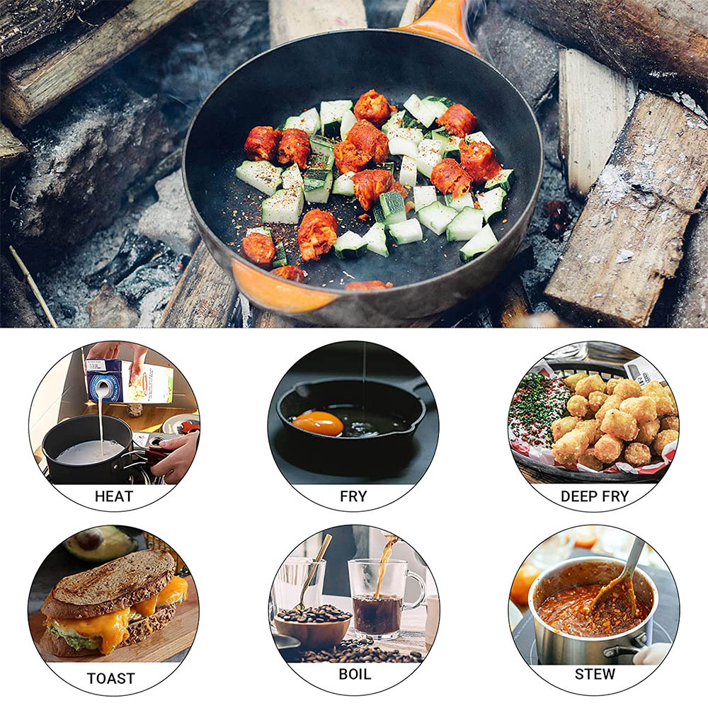 Ensemble de casseroles de piqu - Camping Cooking Pot Set avis et prix