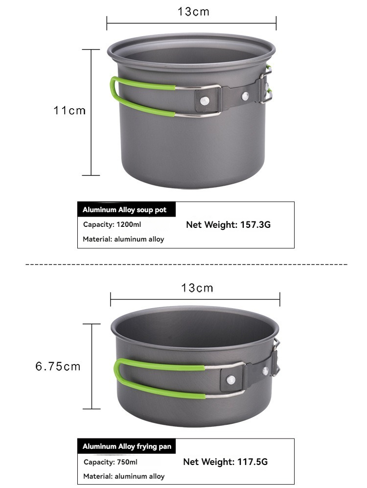 BRS-T15A Kit de cuisine de cam - Camping Cooking Kit avis et prix