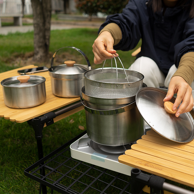 NOBANA plus récent ensemble de - Camping Cooking Kit avis et prix