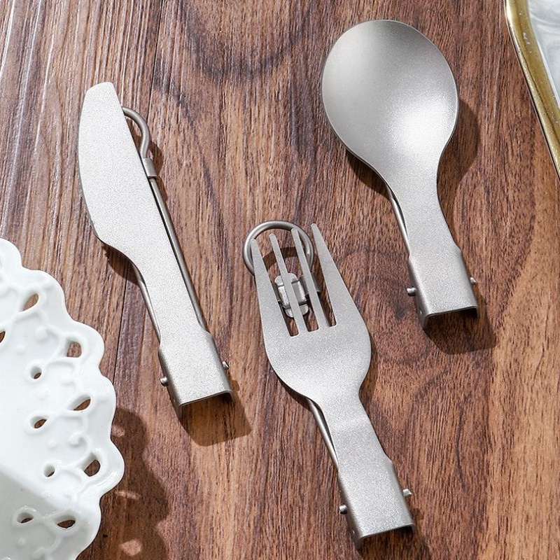Ensemble d'ustensiles pliables - Camping Cooking Set Lightweight avis et prix