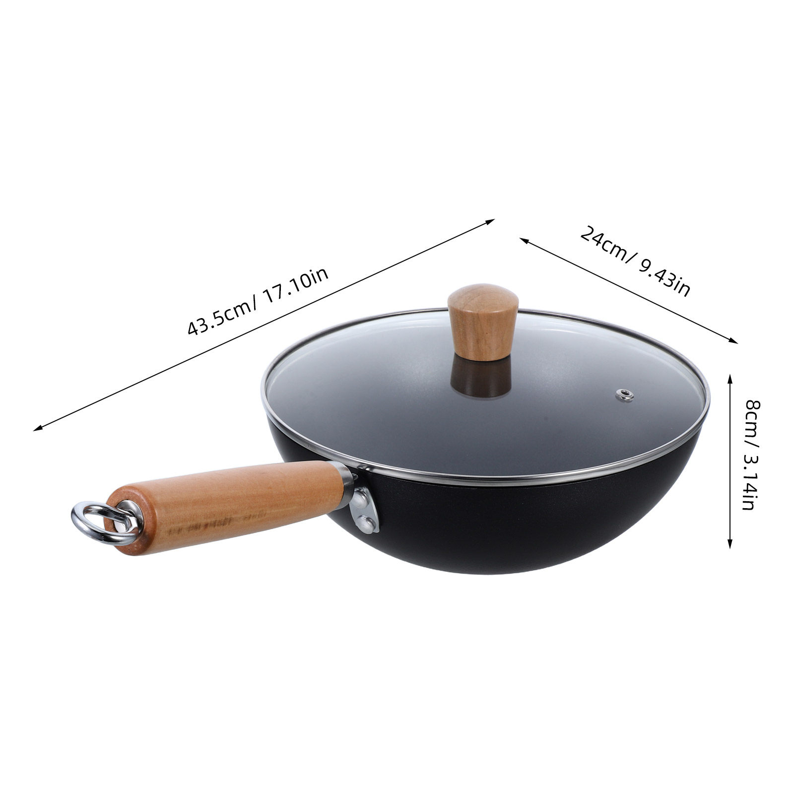 Petite poêle en fer sans revêt - Camping Cooking Frying Pan avis et prix