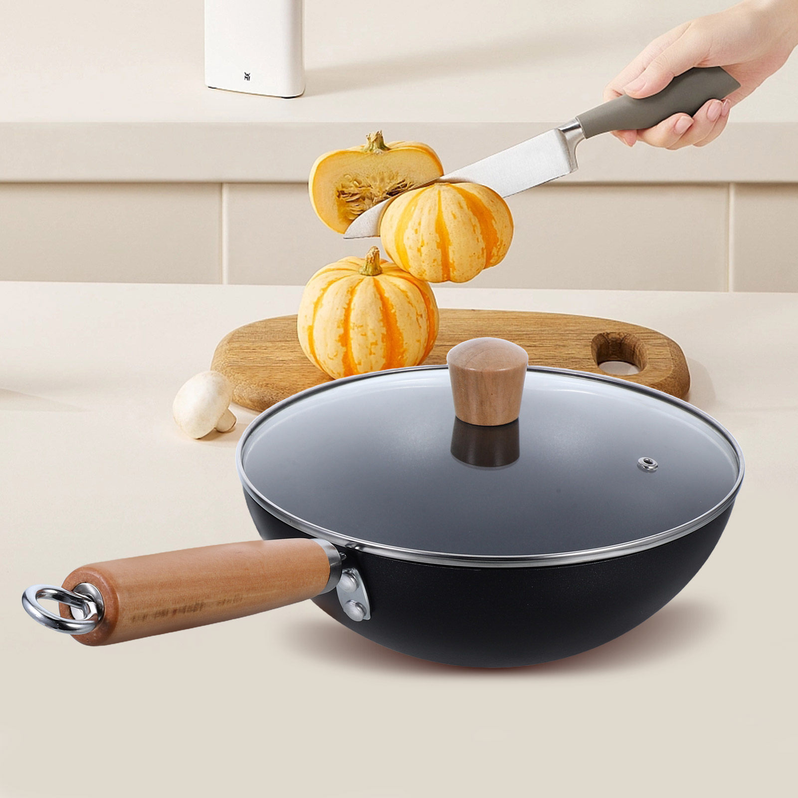 Petite poêle en fer sans revêt - Camping Cooking Frying Pan avis et prix