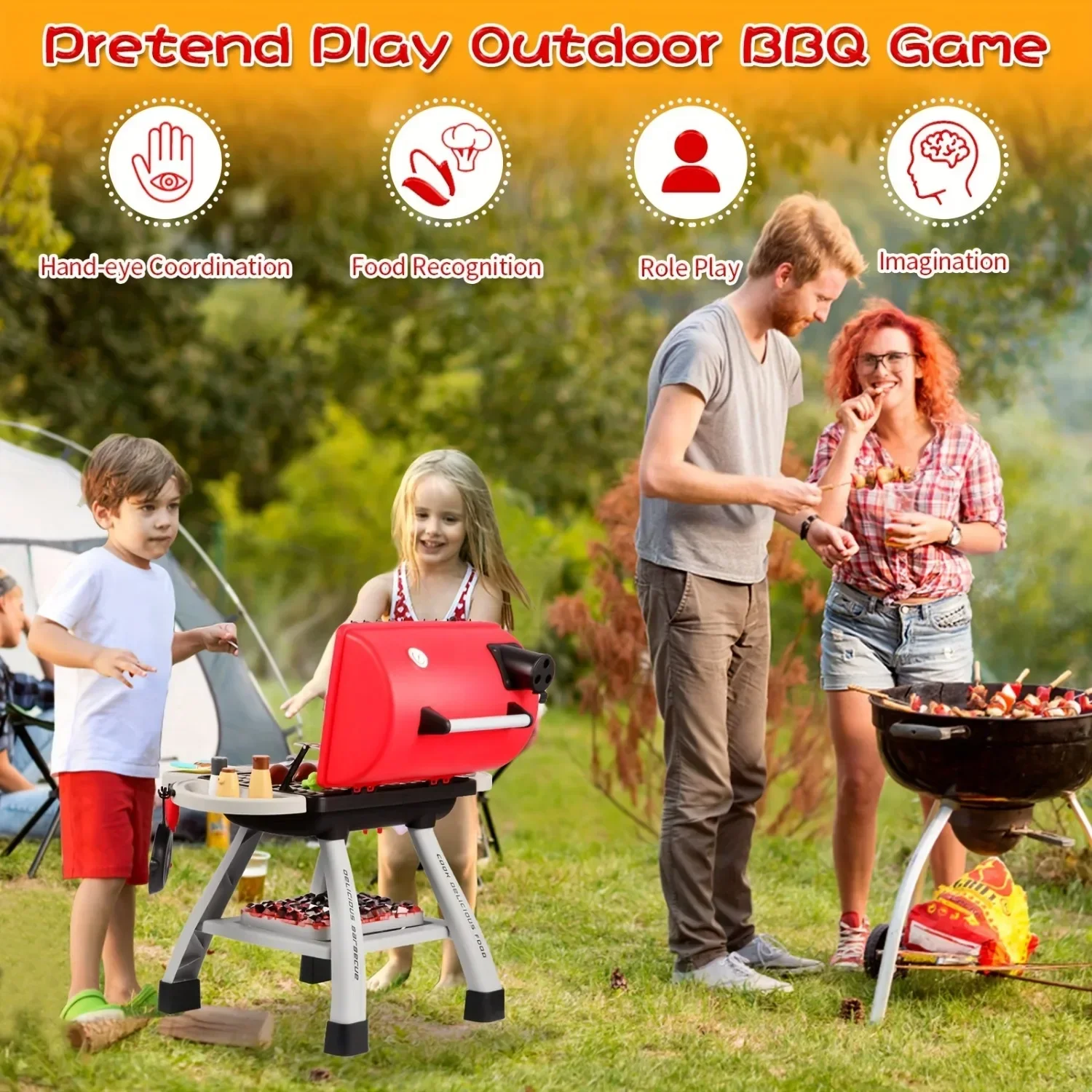 Ensemble de jouets de gril de  - Camping Cooking Kids avis et prix