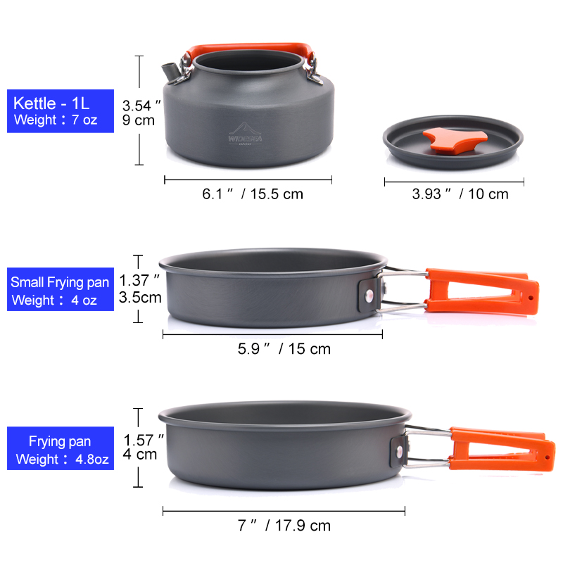 Widesea Camping ensemble d'ust - Camping Cooking Cylinder avis et prix