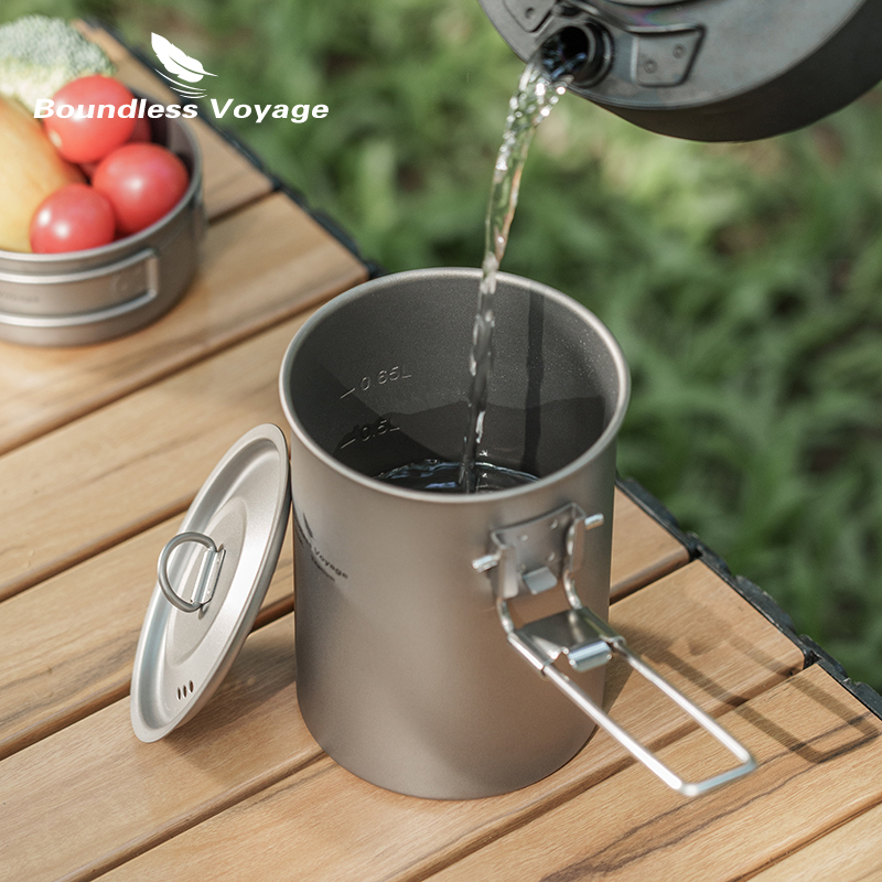 Boundless Voyage – Pot en tita - Camping Cooking Kit avis et prix