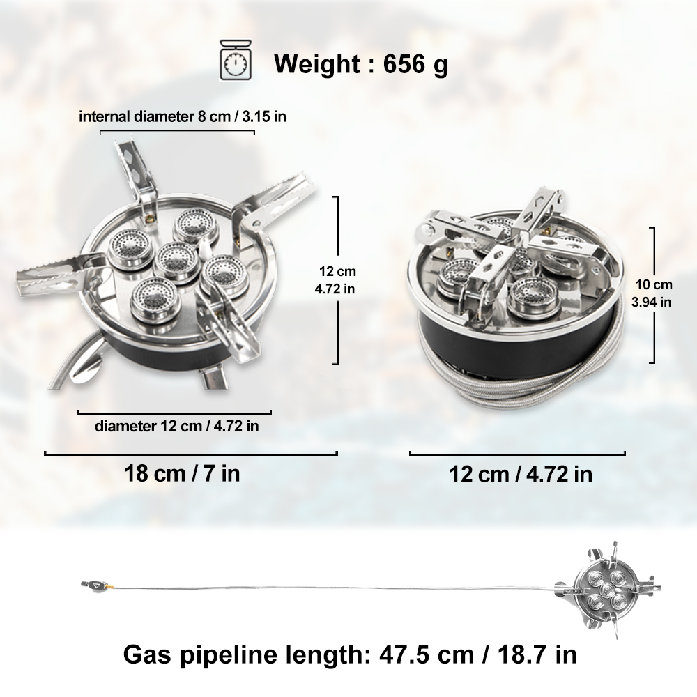 Widesea Camping 5in1 cuisinièr - Camping Cooking Grate avis et prix