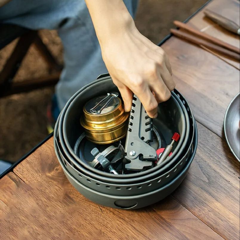 Pot de cuisine en alliage de C - Camping Cooking Frying Pan avis et prix