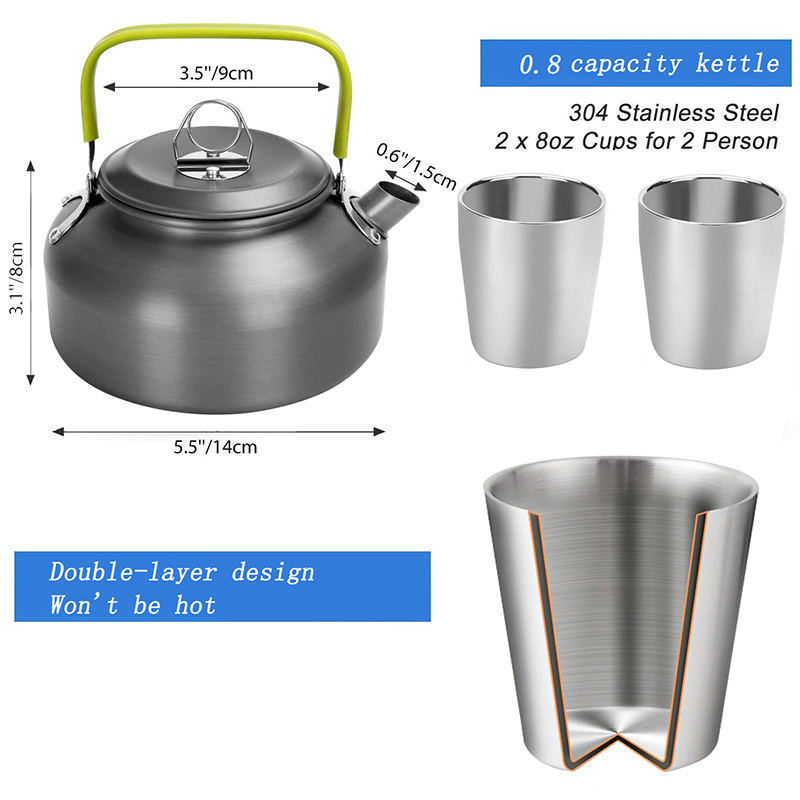 1 Ensemble de cuisine de campi - Camping Cooking Cup avis et prix